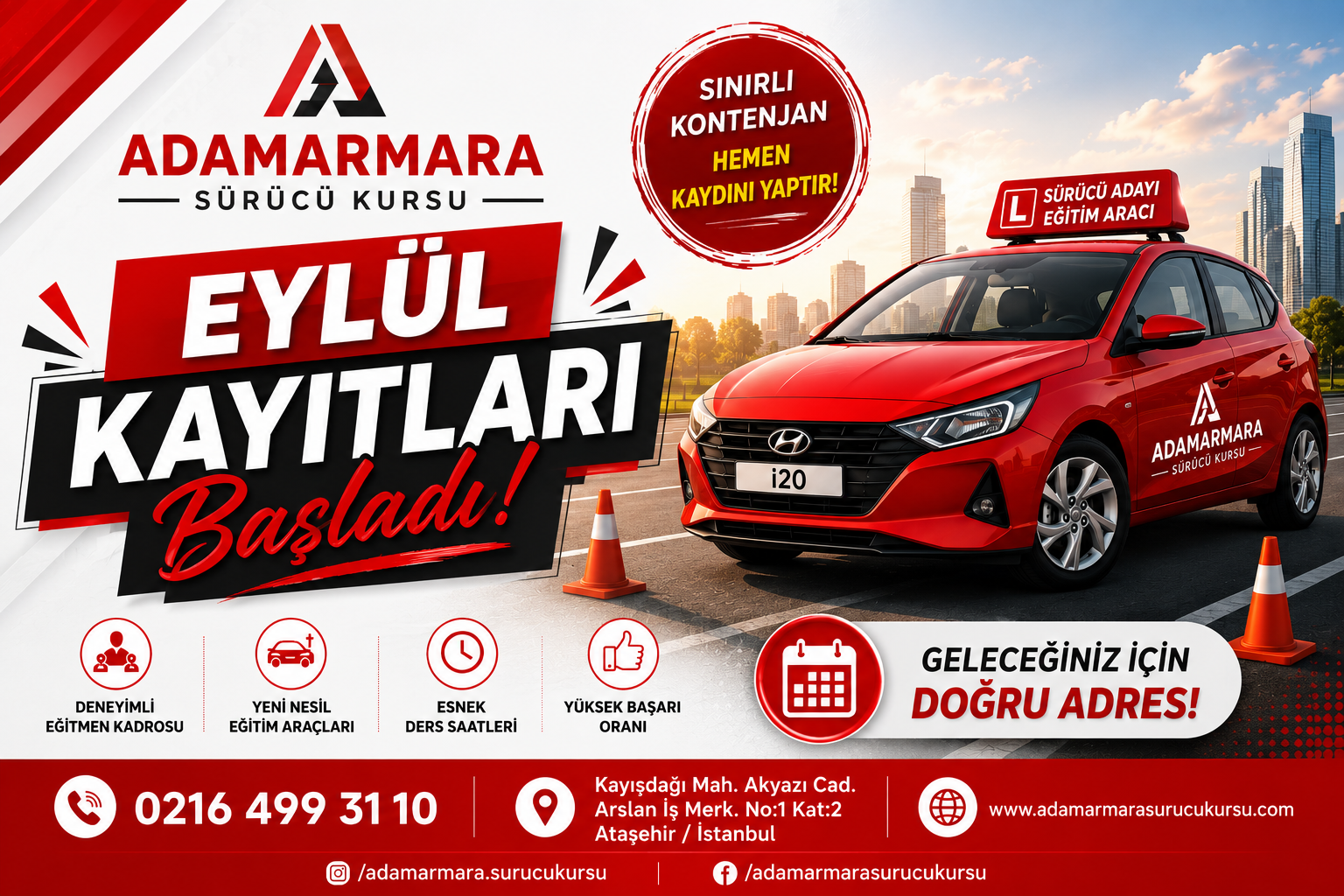 Eylül Dönemi Kayıtları Başladı !