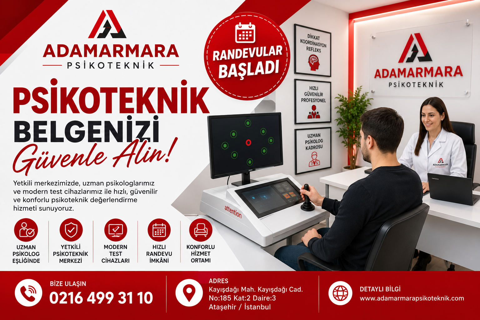 PSİKOTEKNİK BELGENİZİ GÜVENLE ALIN!