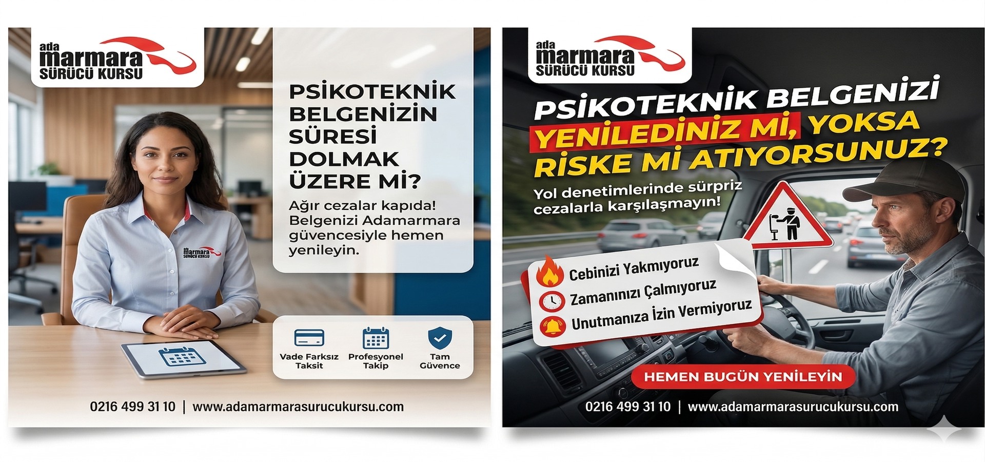 Aynı Gün Psikoteknik Randevusu !